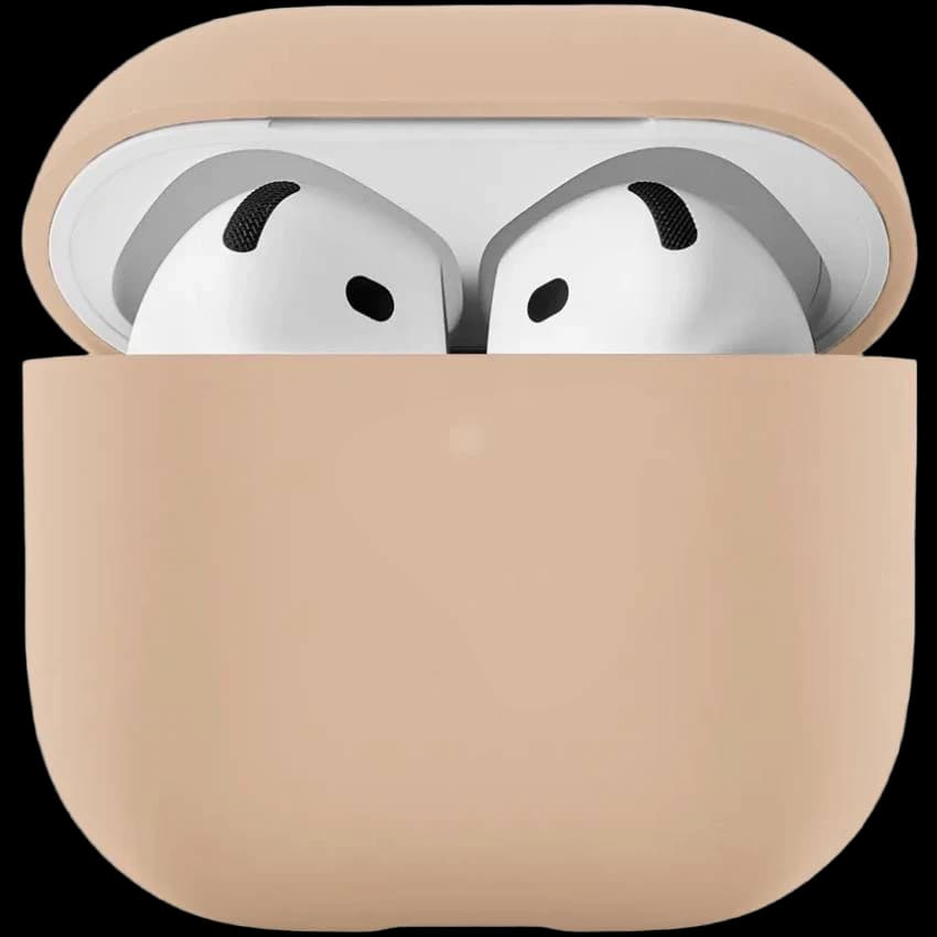 Чехол uBear Touch Pro латте, для AirPods 4/4 ANC