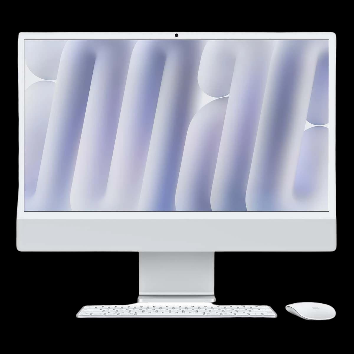 Apple iMac 24" (M4 10C CPU, 10C GPU, 2024) Retina 4,5K, 16Gb, 256Gb SSD (MWUU3) Silver, серебристый