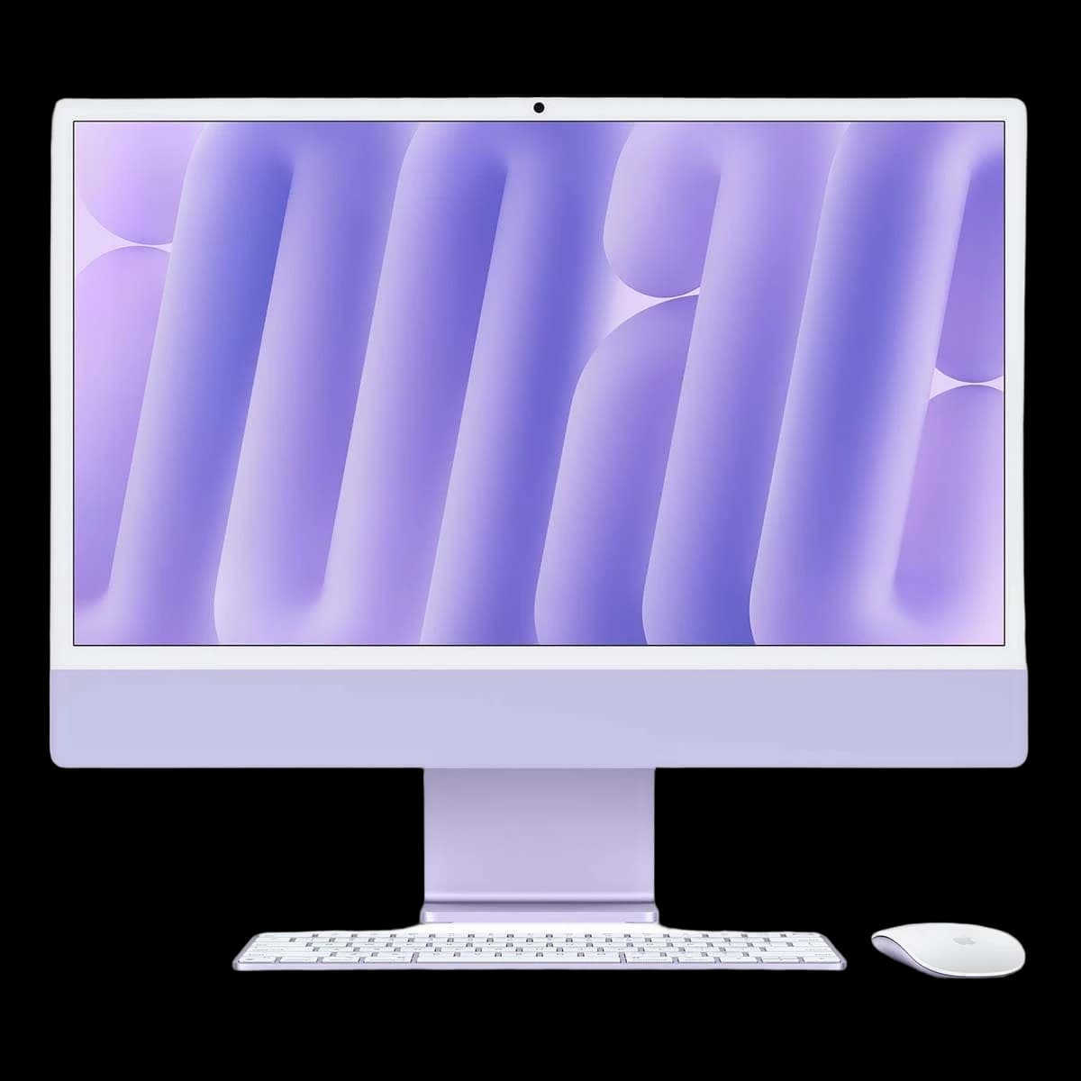 Apple iMac 24" (M4 10C CPU, 10C GPU, 2024) Retina 4,5K, 16Gb, 512Gb SSD (MWV73) Purple, фиолетовый