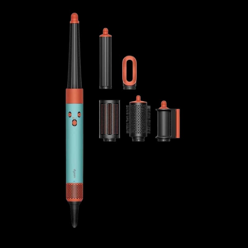 Стайлер Dyson AirWrap Complete Long HS08 Straight+Wavy, Ceramic Patina/Topaz, бирюзовый/оранжевый