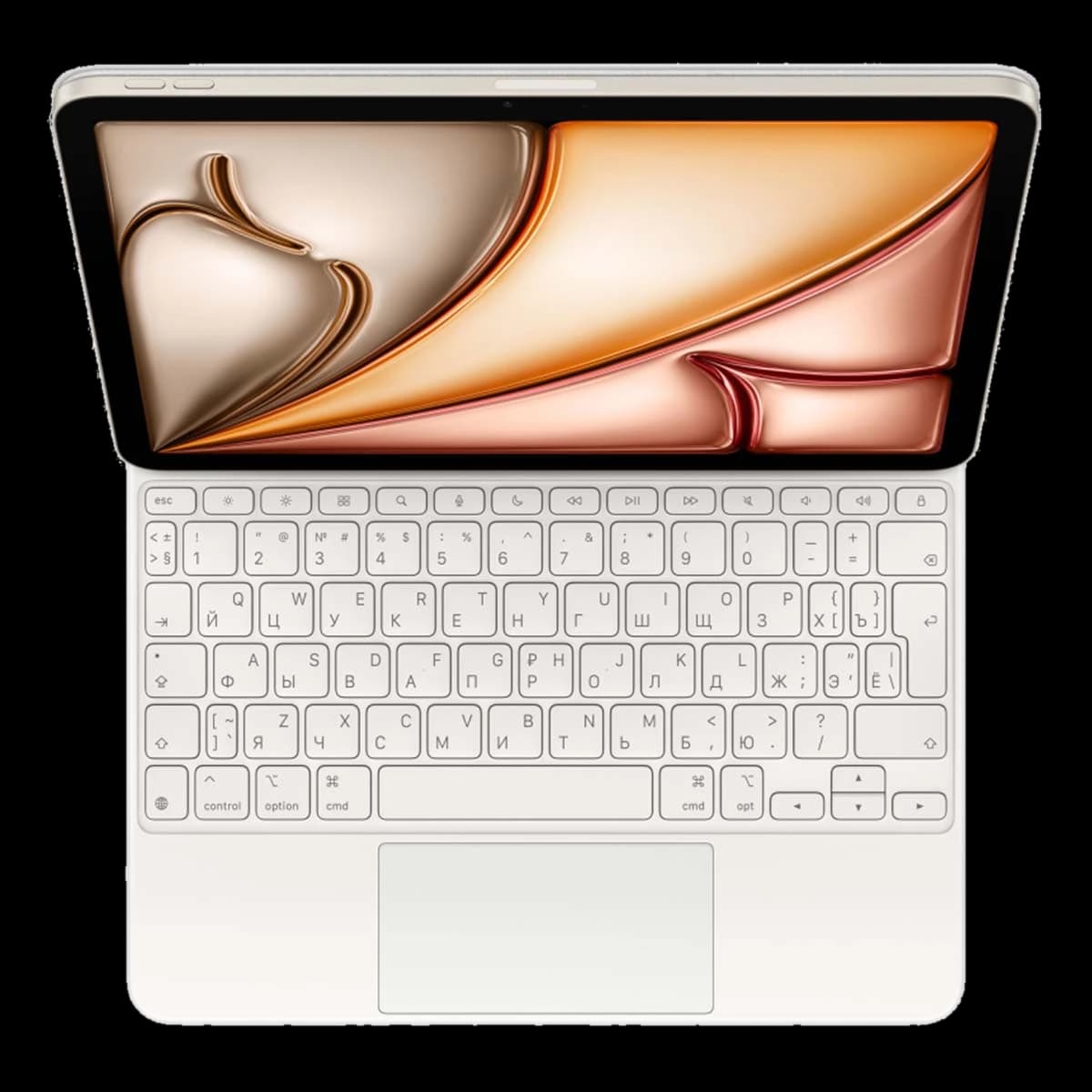 Чехол-клавиатура для iPad Air 13" M3 Apple Magic Keyboard (MDFW4) White, белый