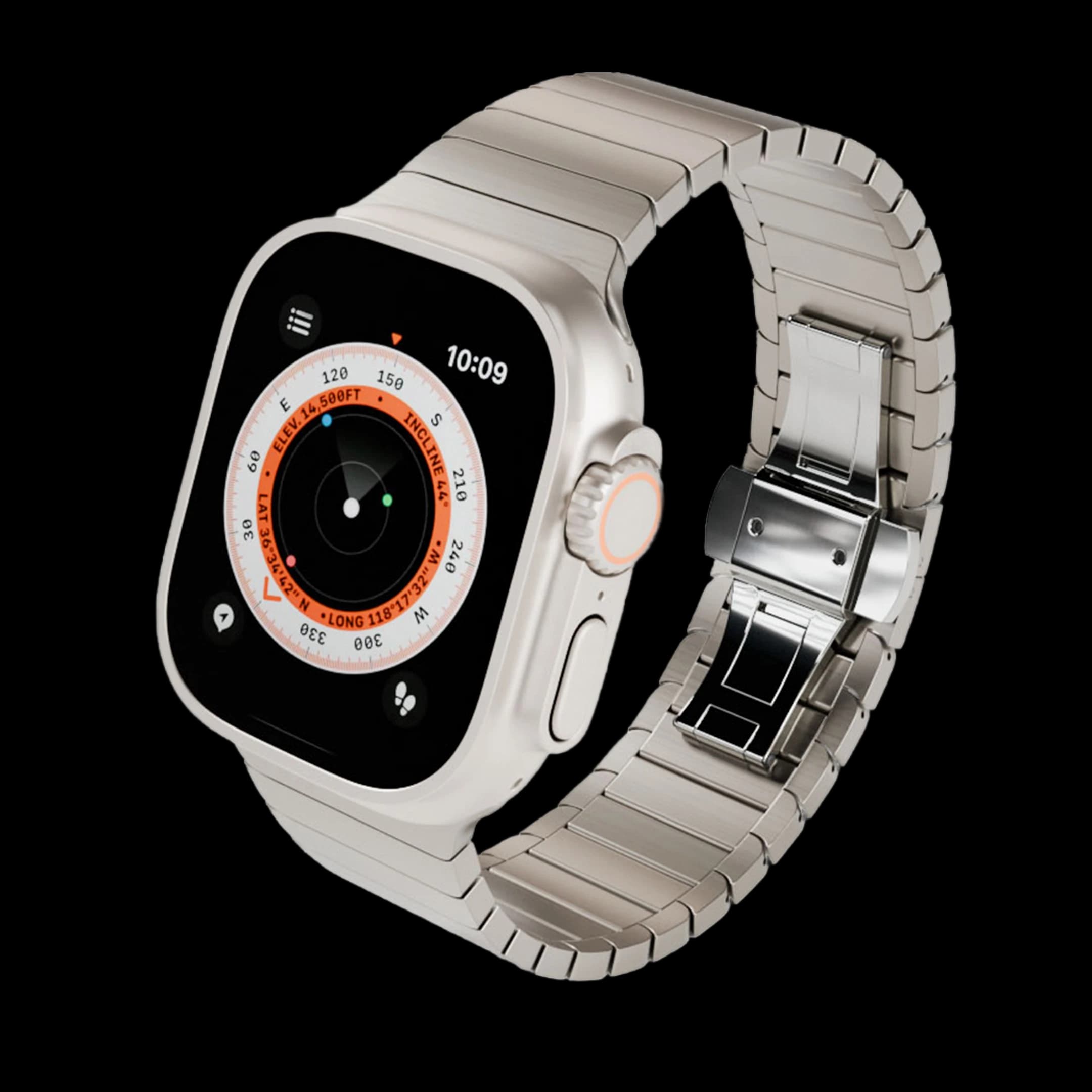 Ремешок VLP Titanium Band для Apple Watch 42/44/45/49, серый