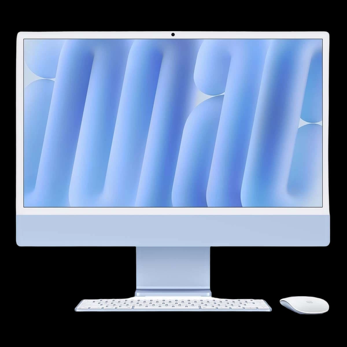 Apple iMac 24" (M4 10C CPU, 10C GPU, 2024) Retina 4,5K, 24Gb, 512Gb SSD (MD2T4) Blue, синий