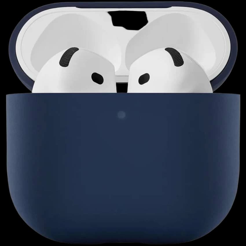 Чехол uBear Touch Pro темно-синий, для AirPods 4/4 ANC