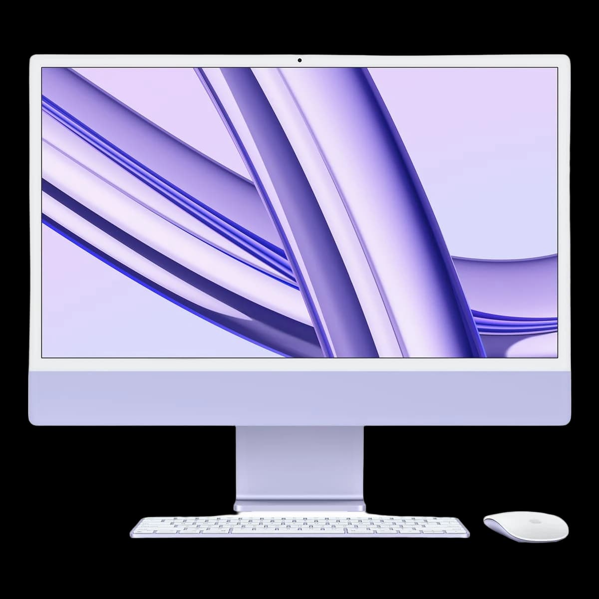 Apple iMac 24" (M3, 8C CPU, 10C GPU, 2023) Retina 4,5K, 8Gb, 256Gb SSD (MQRV3) Фиолетовый