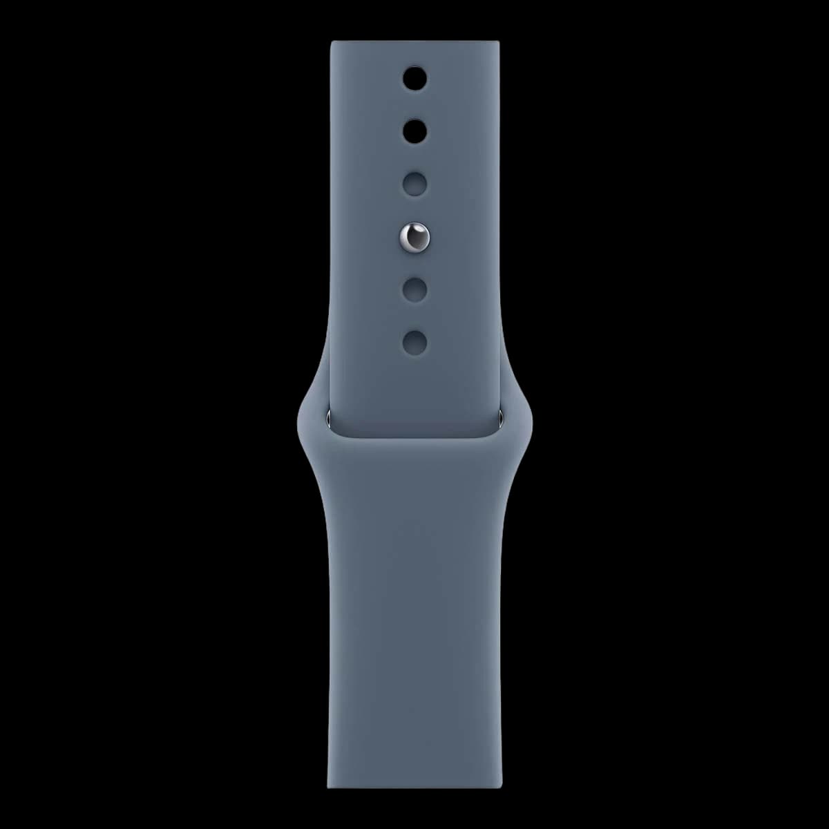 Apple Watch SE 3 (2025), 44 мм корпус из алюминия цвета «Midnight», ремешок Sport Band размера M/L цвета «Anchor Blue»