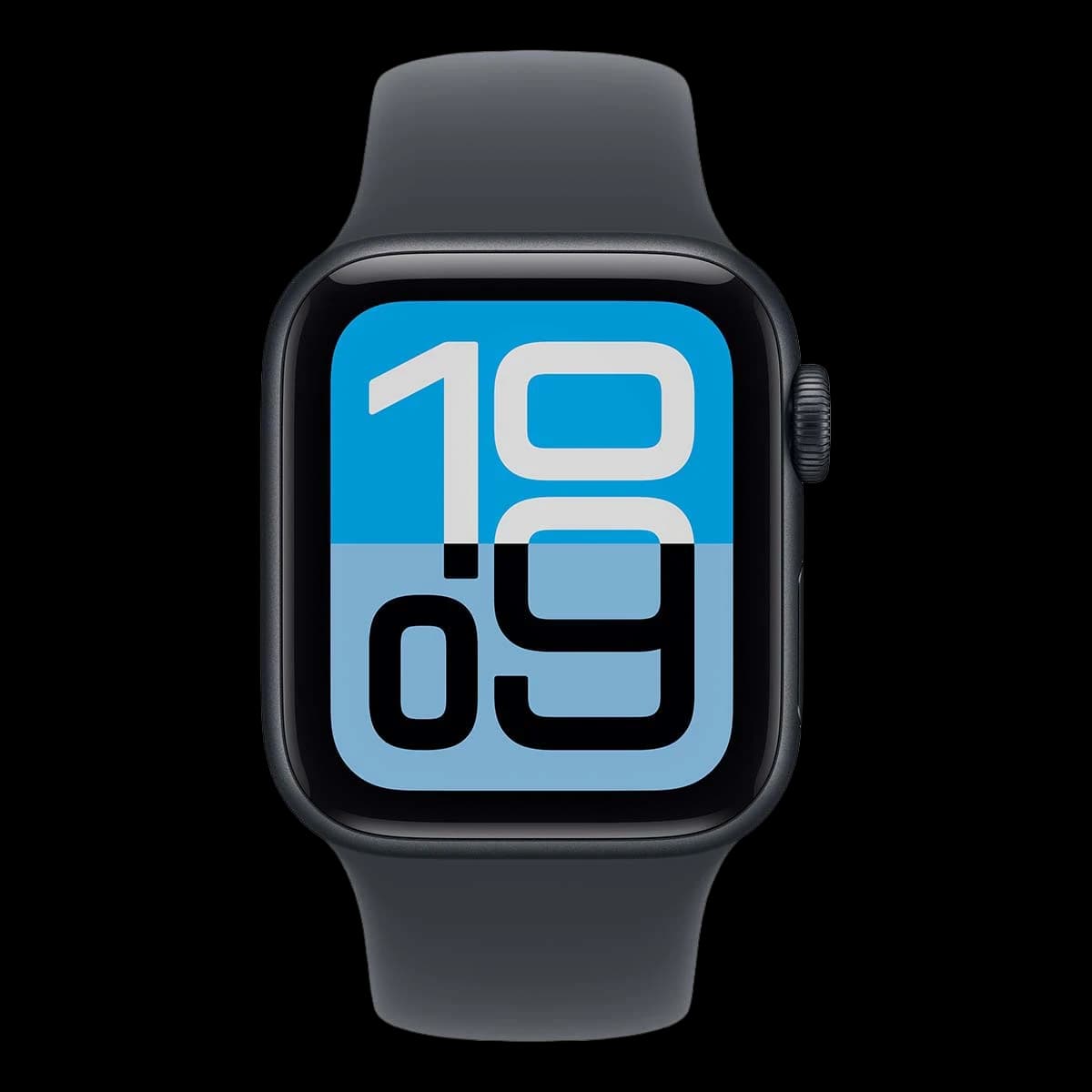 Apple Watch SE 3 (2025), 44 мм корпус из алюминия цвета «Midnight», ремешок Sport Band размера M/L цвета «Midnight»