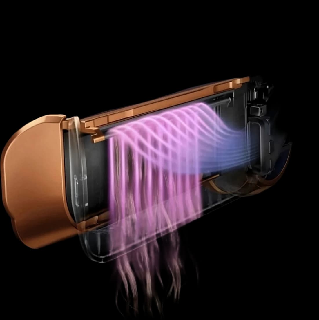 Выпрямитель для волос Dyson AirStrait HT01 Blue/Copper, синий/медь