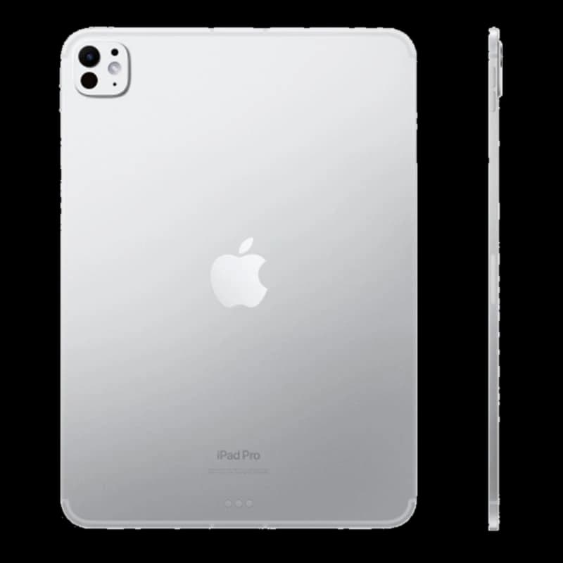 Apple iPad Pro 13" (M4, 2024, 7 gen) Wi-Fi + Cellular 2Tb, нанотекстурное стекло, Silver, серебристый