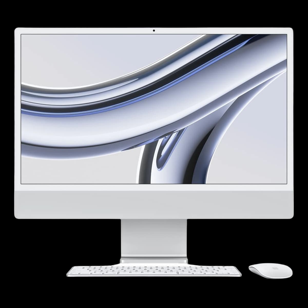 Apple iMac 24" (M3, 8C CPU, 10C GPU, 2023) Retina 4,5K, 8Gb, 512Gb SSD (MQRK3) Silver, серебристый