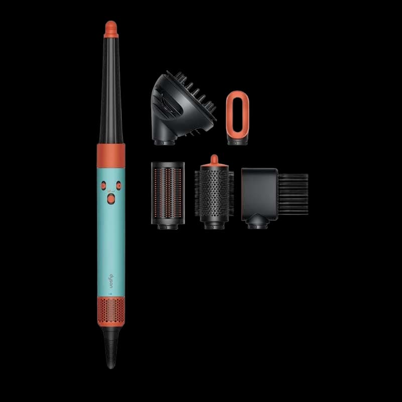 Стайлер Dyson AirWrap Complete Long HS08 Curly+Coily, Ceramic Patina/Topaz, бирюзовый/оранжевый