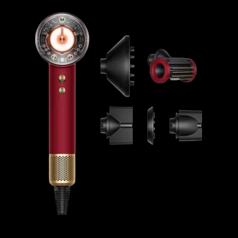 Фен Dyson Supersonic Nural HD16 Red Velvet/Gold, красный/золотой