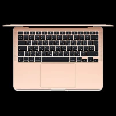 Apple MacBook Air 13" (M1, 8C CPU, 8C GPU, 2020) 8/256Gb SSD (MGND3) Gold, золотистый