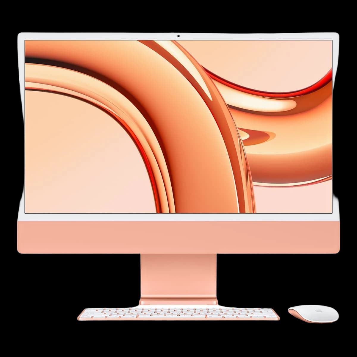 Apple iMac 24" (M3, 8C CPU, 10C GPU, 2023) Retina 4,5K, 8Gb, 256Gb SSD (MQRX3) Оранжевый