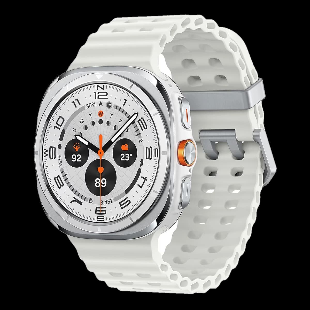 Часы Samsung Galaxy Watch Ultra 47 мм Titanium White, белый титан (2025)
