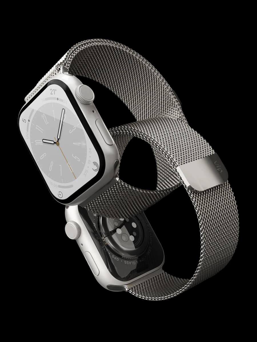 Ремешок из нержавеющей стали VLP для Apple Watch 42/44/45, шампань