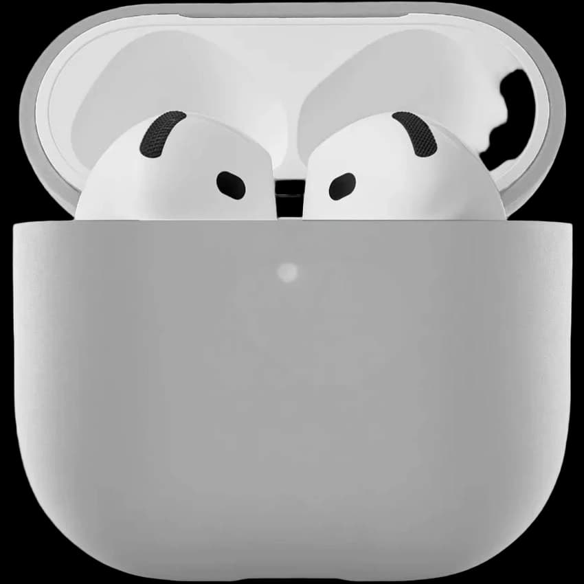 Чехол uBear Touch Pro серый, для AirPods 4/4 ANC