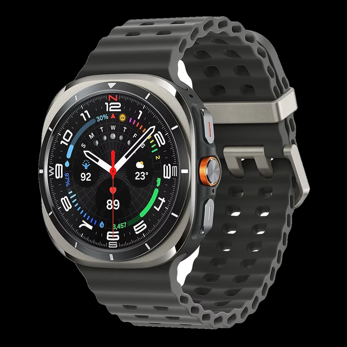 Часы Samsung Galaxy Watch Ultra 47 мм Titanium Silver, серебряный титан (2025)