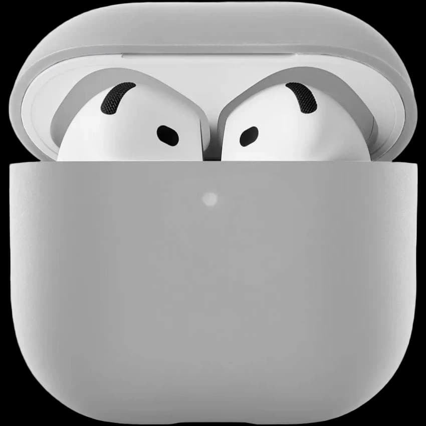 Чехол uBear Touch Pro серый, для AirPods 4/4 ANC