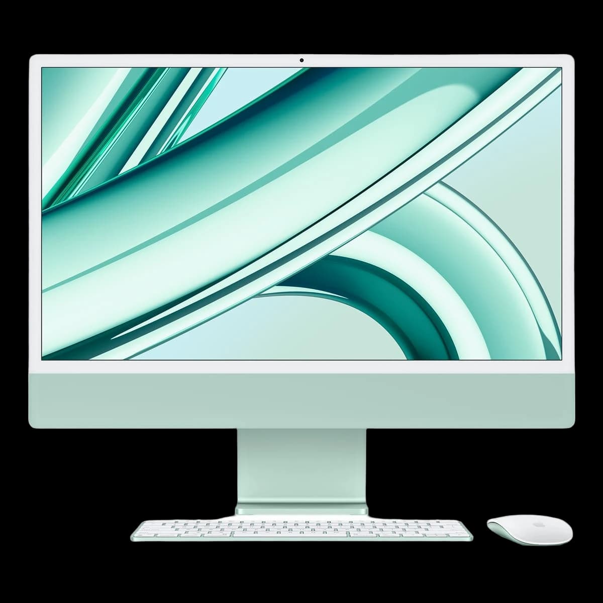 Apple iMac 24" (M3, 8C CPU, 10C GPU, 2023) Retina 4,5K, 8Gb, 256Gb SSD (MQRN3) Green, зеленый