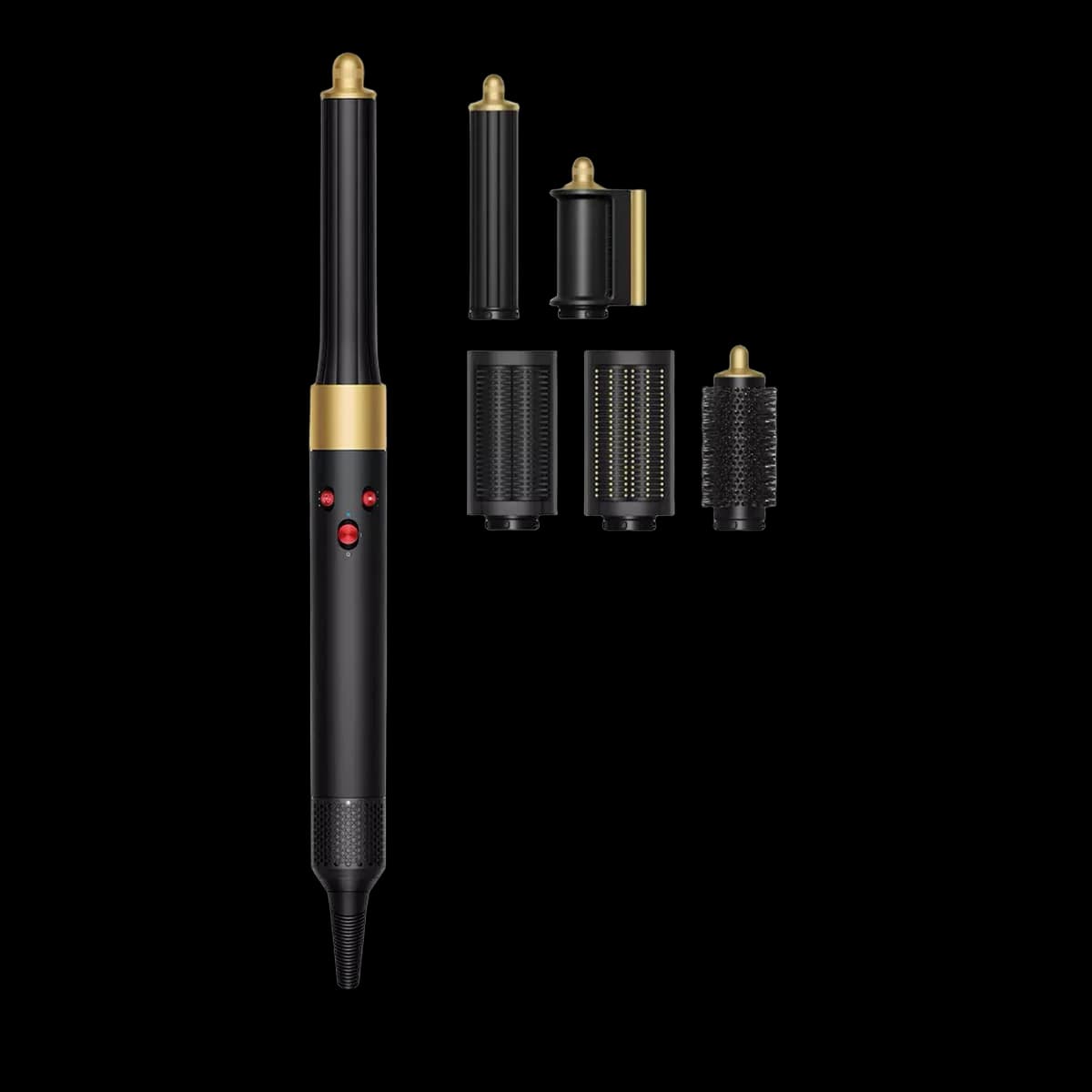 Стайлер Dyson AirWrap Long HS05 Barrel Onyx Gold, чёрный