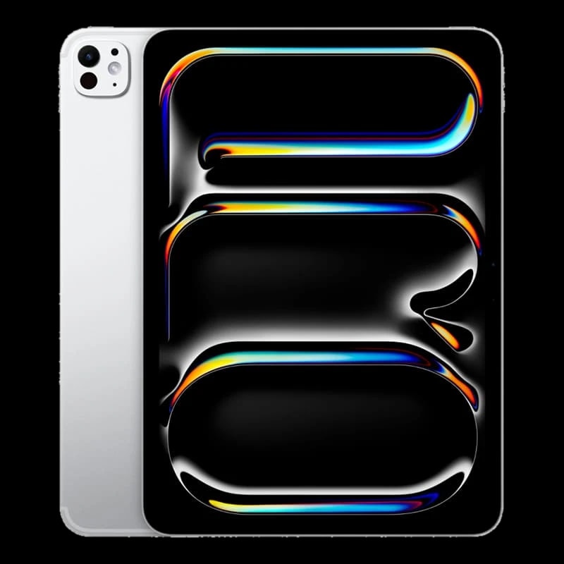 Apple iPad Pro 13" (M4, 2024, 7 gen) Wi-Fi + Cellular 2Tb, нанотекстурное стекло, Silver, серебристый