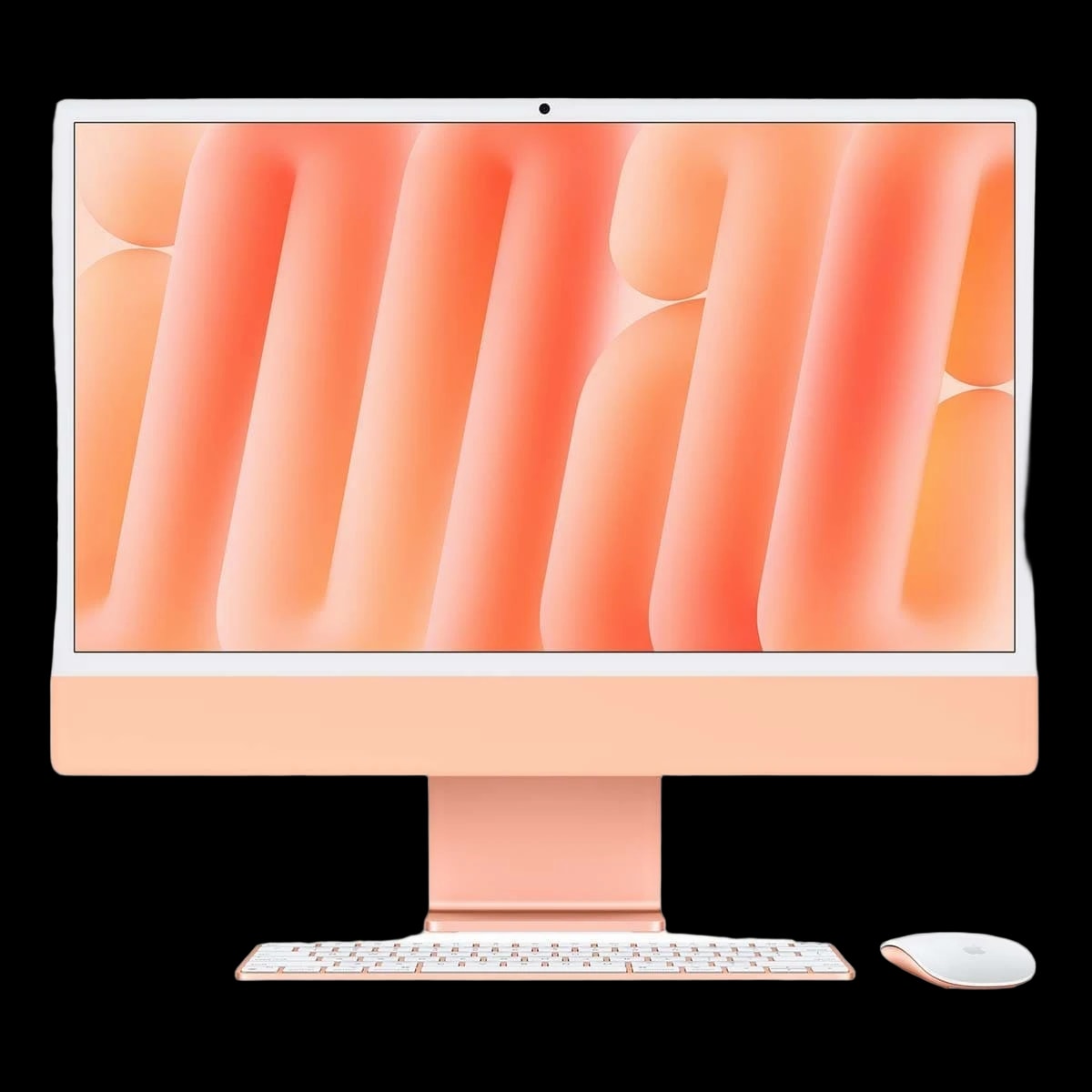Apple iMac 24" (M4 10C CPU, 10C GPU, 2024) Retina 4,5K, 16Gb, 256Gb SSD (MWV83) Orange, оранжевый