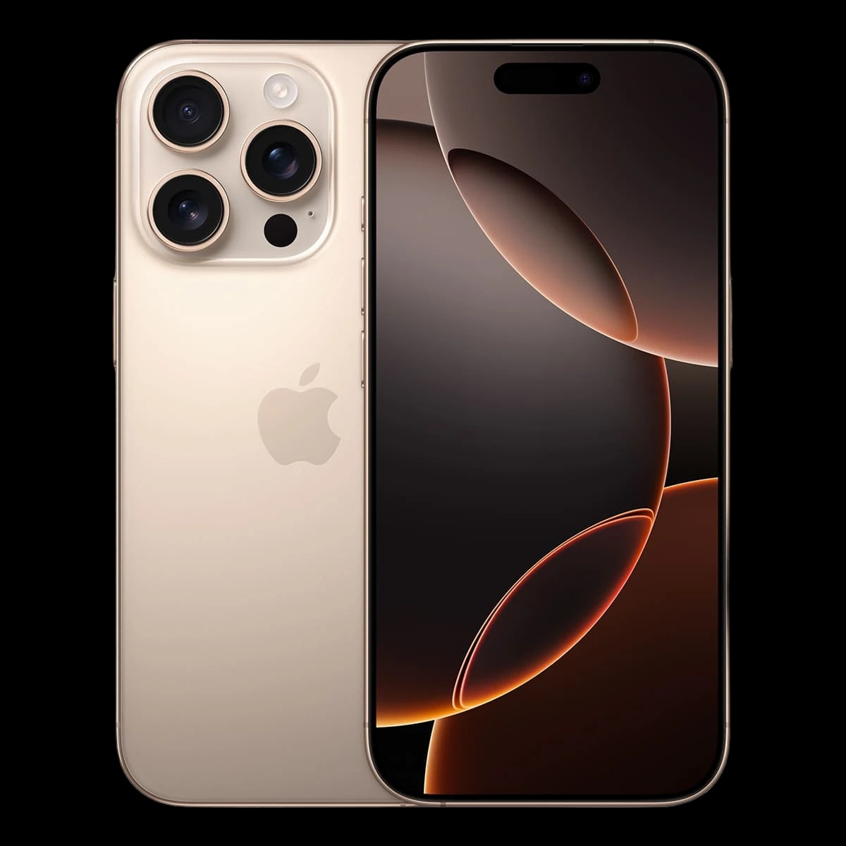 Apple iPhone 16 Pro 256Gb Dual SIM Desert Titanium, пустынный титан
